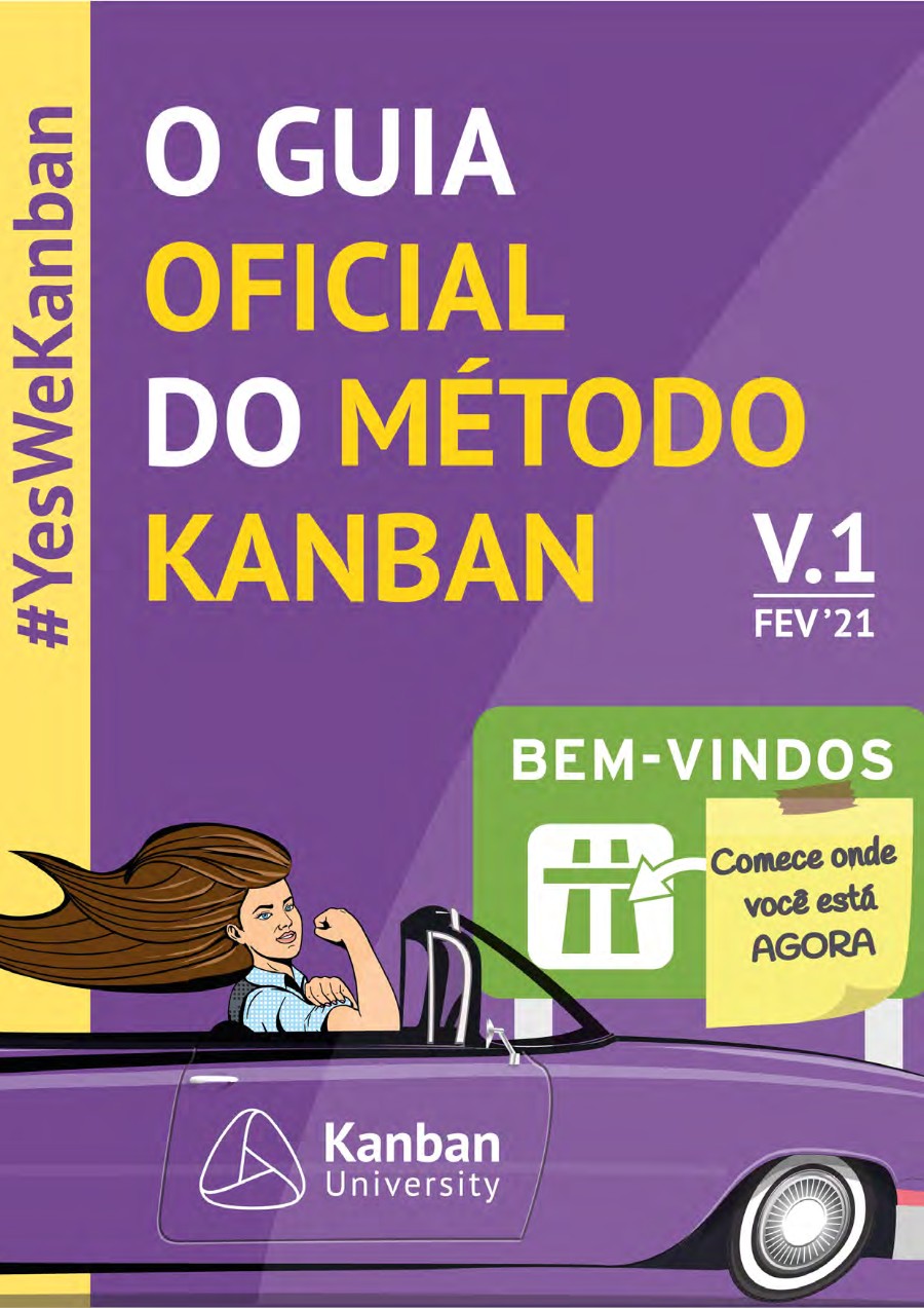 Capa do Guia Oficial do Método Kanban em português
